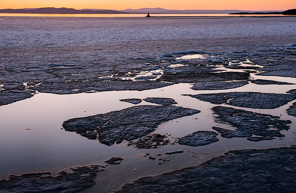 Lake Champlain, April 2015.