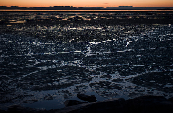 Lake Champlain, April 2015.