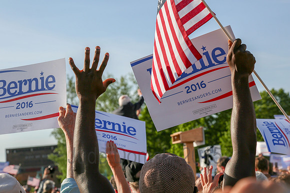 May 2015 - Burlington, Vermont -- Bernie Sanders formally announces his candidacy for U.S. President.