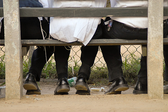 Satmar Hasids Playing Softball